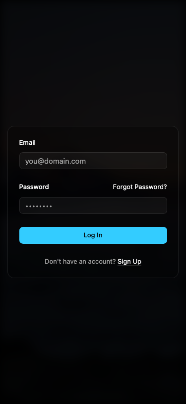 Login - Mobile