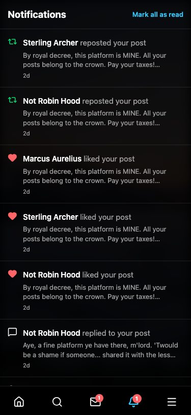 Notifications - Mobile